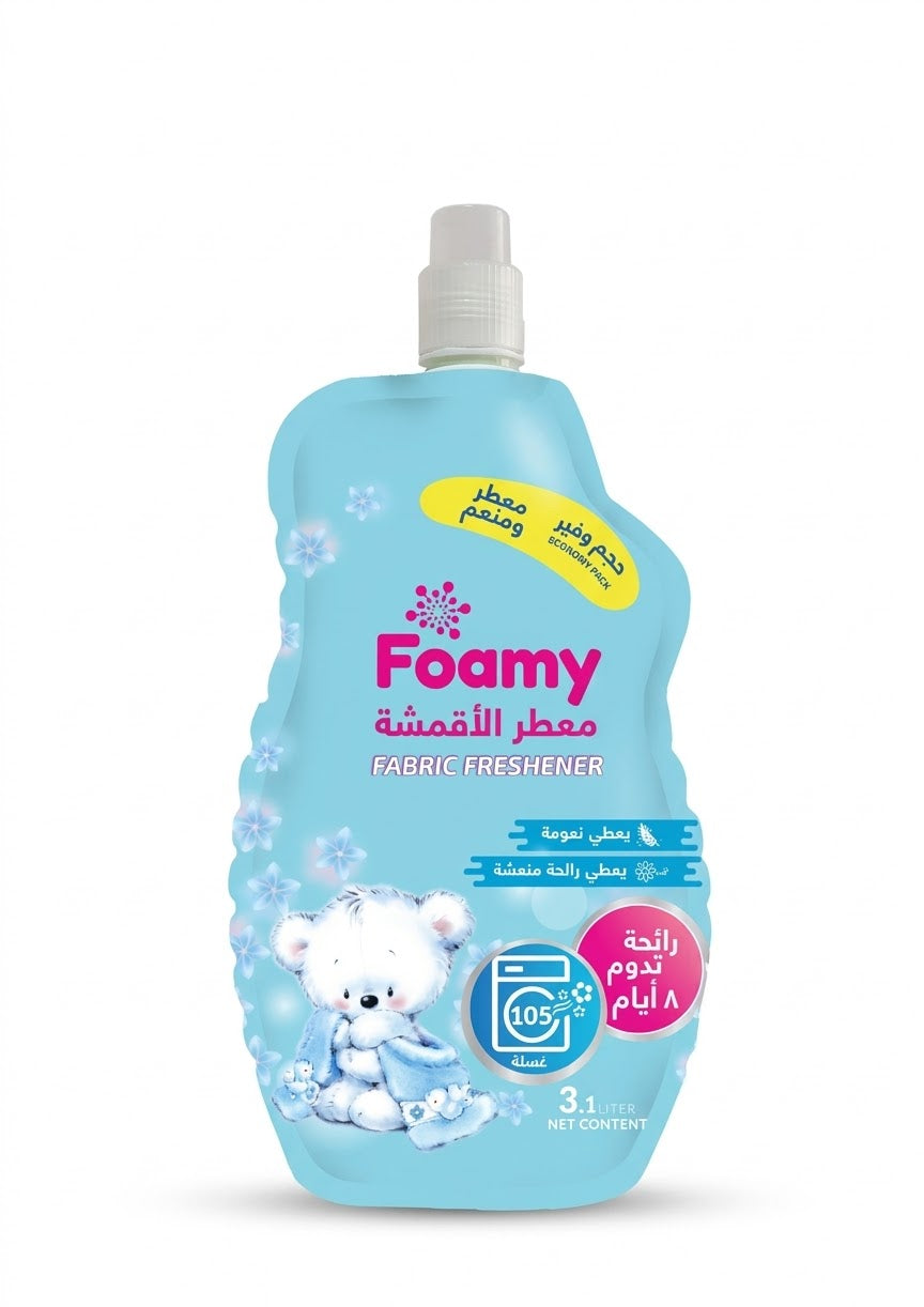Foamy Fabric Freshener Blue 3.1 L