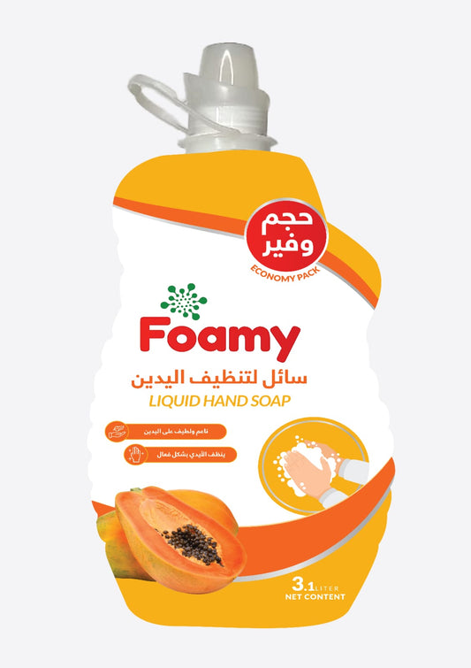 Foamy Liquid HANDSOAP Papaya 3.1 L