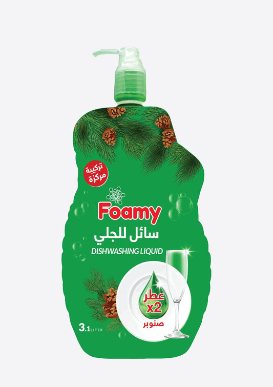 Foamy DishWashing Liquid Pine 3.1 L